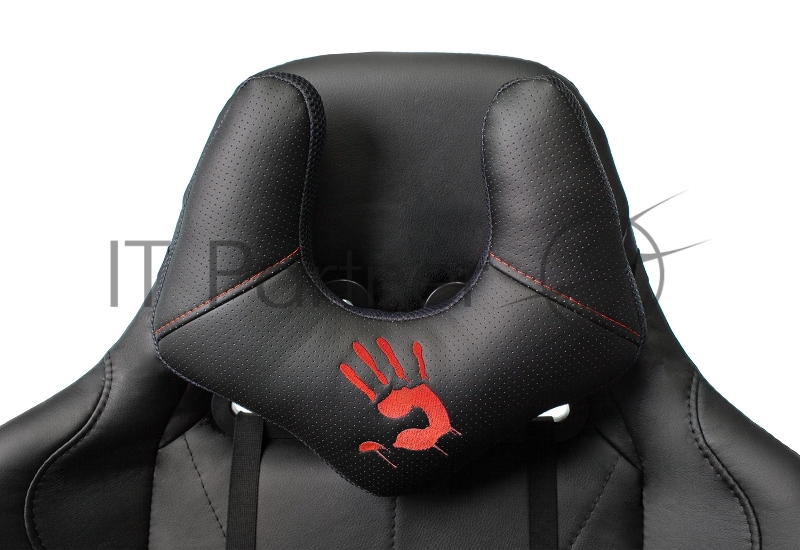 Кресло игровое A4Tech Bloody GC-500, черный, эко.кожа, крестовина пластик