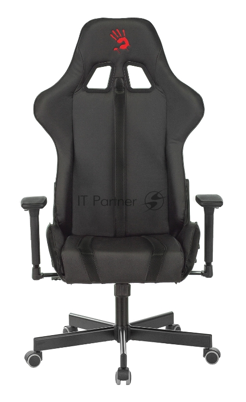 Кресло игровое A4Tech Bloody GC-600, черный, эко.кожа, крестовина пластик