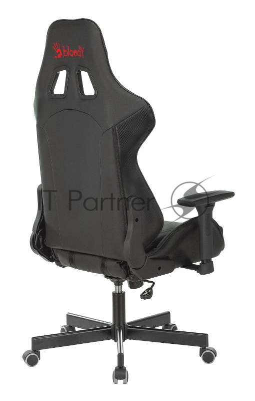 Кресло игровое A4Tech Bloody GC-600, черный, эко.кожа, крестовина пластик