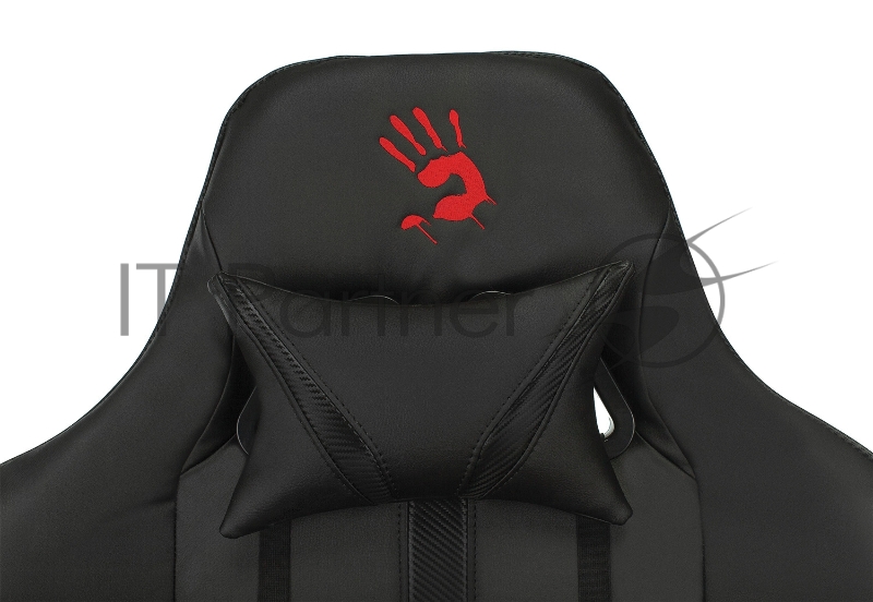 Кресло игровое A4Tech Bloody GC-600, черный, эко.кожа, крестовина пластик