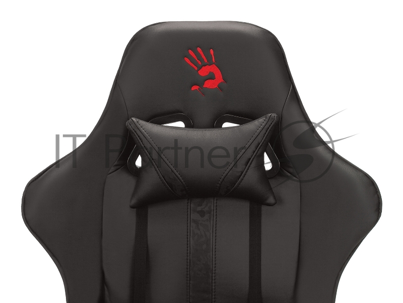 Кресло игровое A4Tech Bloody GC-600, черный, эко.кожа, крестовина пластик