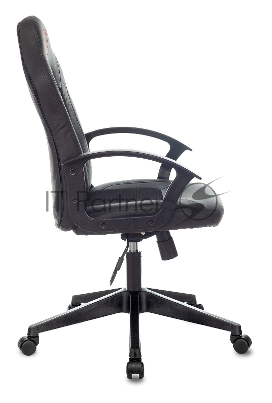 Кресло игровое Zombie 11 черный текстиль/эко.кожа крестовина пластик