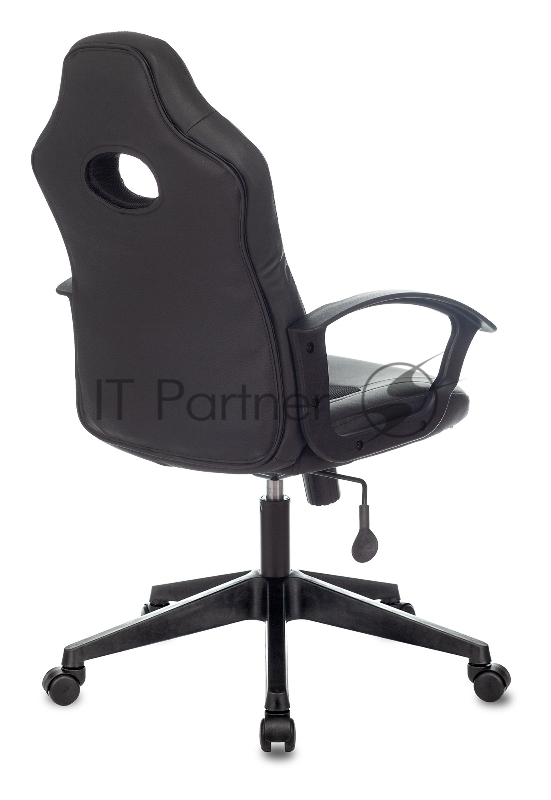 Кресло игровое Zombie 11 черный текстиль/эко.кожа крестовина пластик