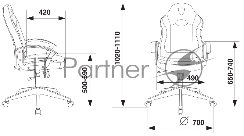 Кресло игровое Zombie 11 черный текстиль/эко.кожа крестовина пластик