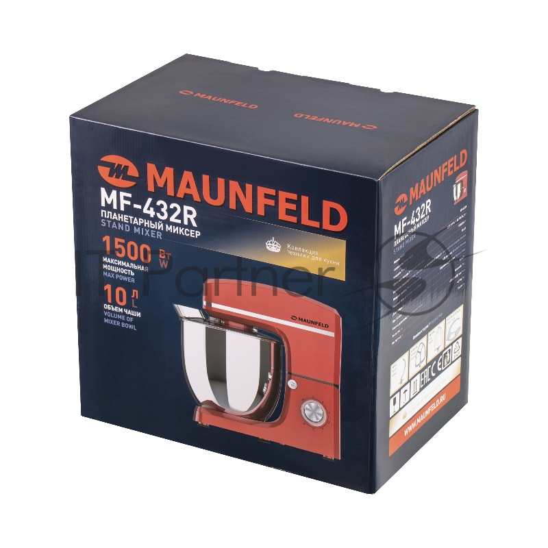 Миксер планетарный MAUNFELD MF-432R