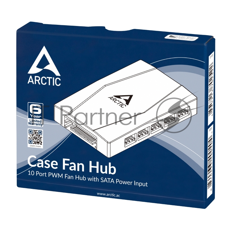 Хаб для 10 вентиляторов корпуса ПК Arctic Case Fan Hub 10 PWM Fan (ACFAN00175A) (702522)
