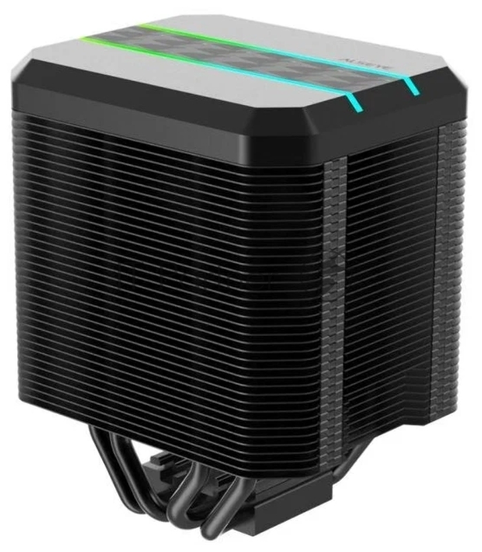 Кулер ALSEYE M90 Univerasl, TDP 180W, 4x6mm heat pipe, FAN 90mm, 800~2400rpm, 28dBA, ARGB, RTL