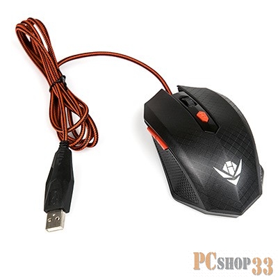 Мышь Dialog MOG-08U Nakatomi Gaming - 6 кнопок + ролик, USB ,черная