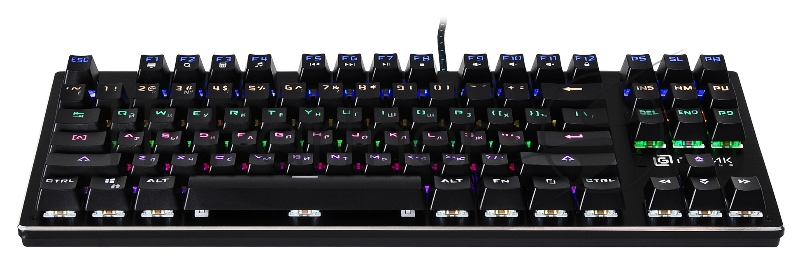 Клавиатура Оклик 967G Dark Force механическая черный USB Multimedia for gamer LED