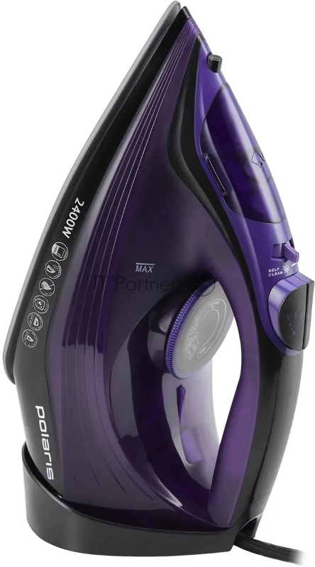 Утюг Polaris PIR-2487AК черный/фиолетовый