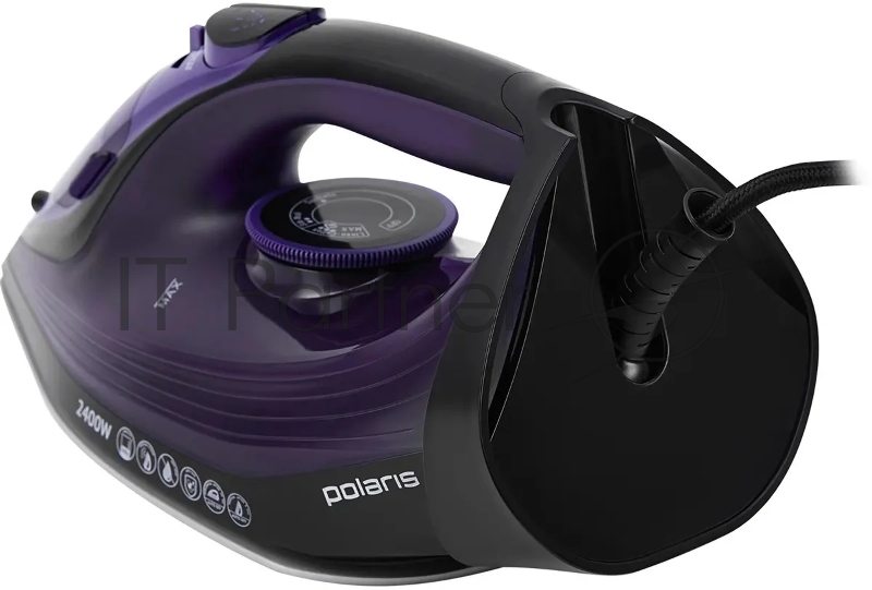Утюг Polaris PIR-2487AК черный/фиолетовый