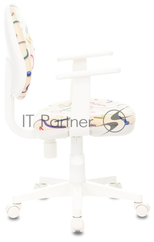 Кресло детское Бюрократ CH-W356AXSN песочный Sticks 02 крестовина пластик пластик белый