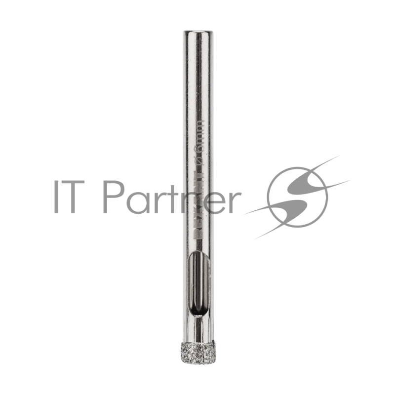 Сверло алмазное 6 мм по керамике и стеклу Kranz