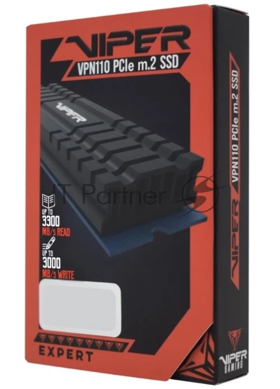 Накопитель SSD M.2 Viper 1.0Tb VPN110 Series <VPN110-1TBM28H> (PCI-E 3.0 x4, up to 3300/3000MBs, 3D NAND, DRAM, TBW 800Tb, 22х80mm, heatsink)