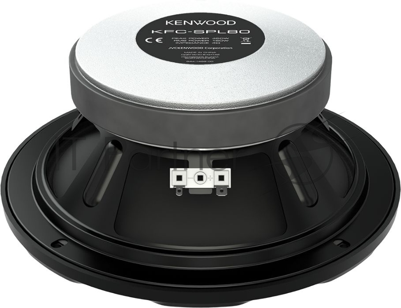 Колонки автомобильные Kenwood KFC-SPL80 (без решетки) 450Вт 97дБ 4Ом 20см (8дюйм) (ком.:2кол.) среднечастотные однополосные