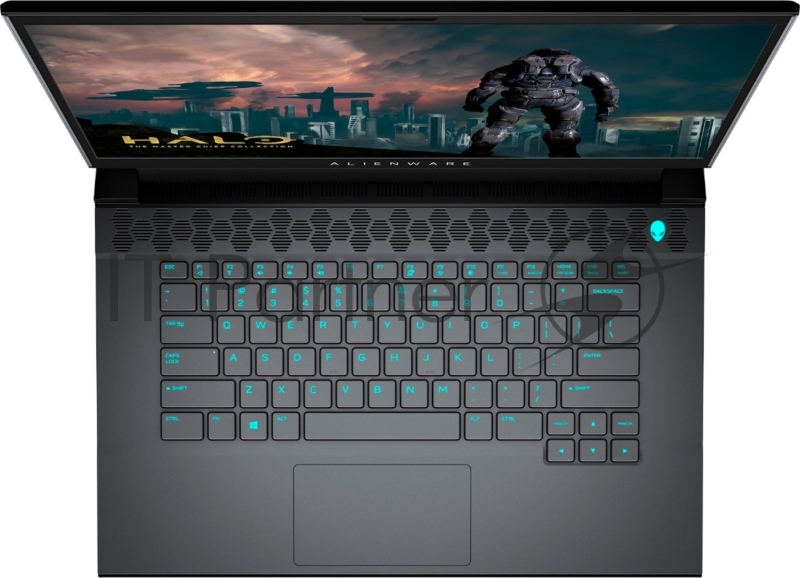 Ноутбук Alienware m15 R6 Core i7 11800H 32Gb SSD1Tb NVIDIA GeForce RTX 3070 8Gb 15.6 WVA QHD (2560x1440) Windows 10 grey WiFi BT Cam