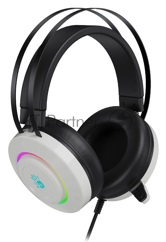 Наушники с микрофоном A4Tech Bloody G521 белый 2.3м мониторные оголовье (G521 (WHITE))