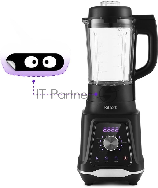 Блендер стационарный Kitfort КТ-3058 1500Вт черный
