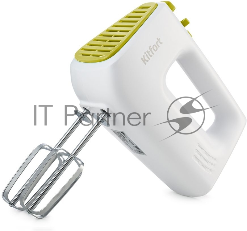 Миксер ручной Kitfort КТ-3067-2 400Вт белый/салатовый