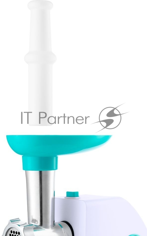 Мясорубка Kitfort КТ-2111-3 800Вт белый/бирюзовый