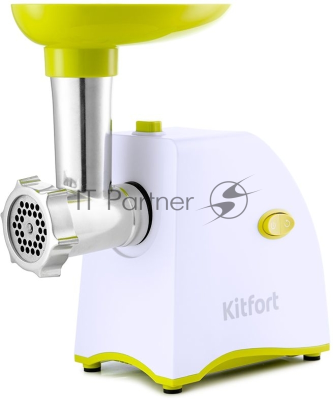 Мясорубка Kitfort КТ-2111-2 800Вт белый/салатовый