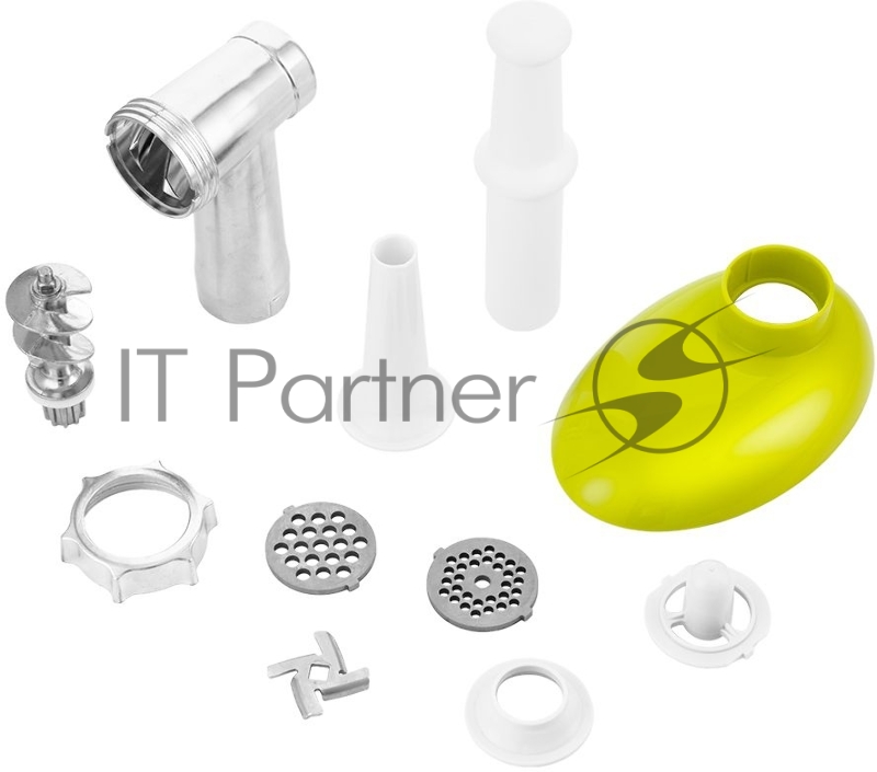 Мясорубка Kitfort КТ-2111-2 800Вт белый/салатовый