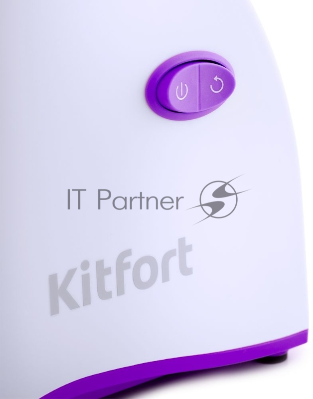 Мясорубка Kitfort КТ-2111-1 800Вт белый/фиолетовый