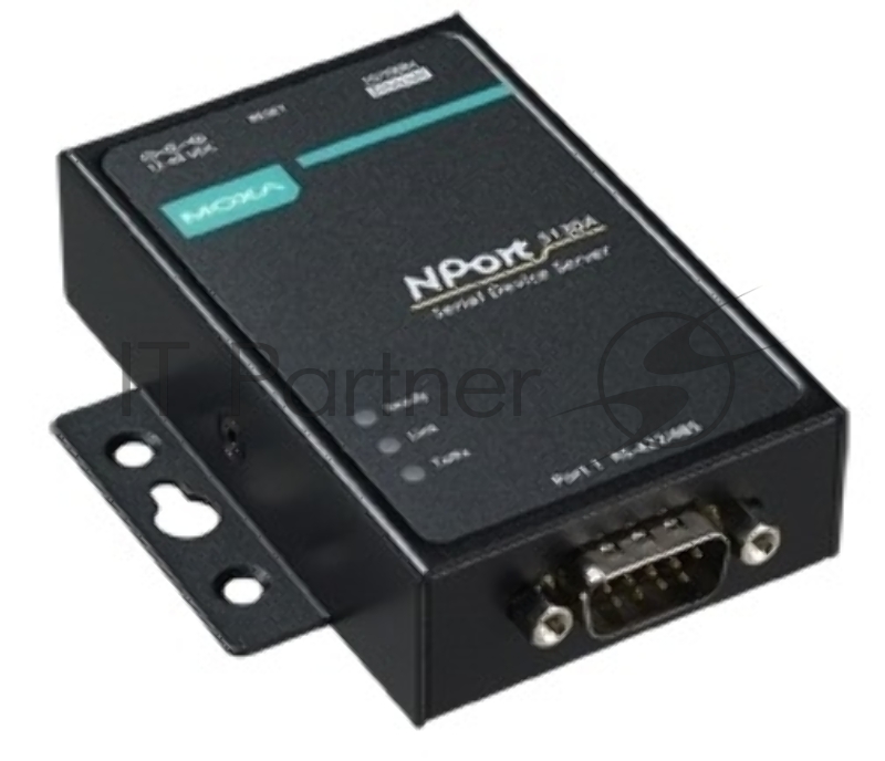 Ethernet сервер последовательных интерфейсов (усовершенствованный), 1xRS-422/485, с адаптером питания