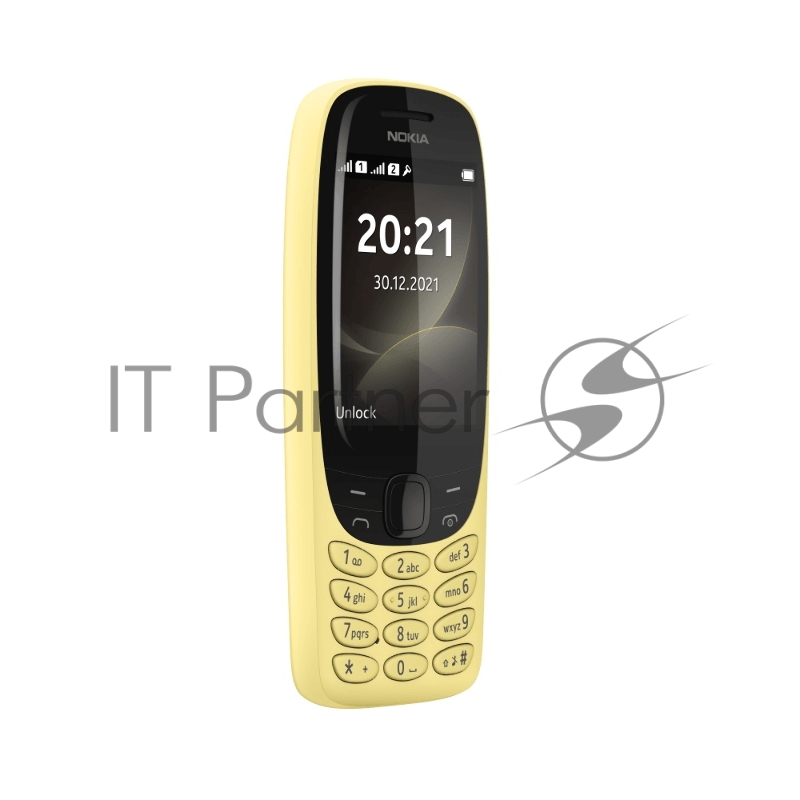 Телефон сотовый Nokia 6310 DS TA-1400 YELLOW, 2.8, 1 Core, 16MB + 8MB (ROM/RAM), 0.3 Mpix, Micro SD, up to 32GB flash, 2 Sim, GSM/GPRS 900/1800, BT v5.0, Micro-USB, MP3 player, FM Radio, 1150mAh, 104,7g, 53x131,4x13,7