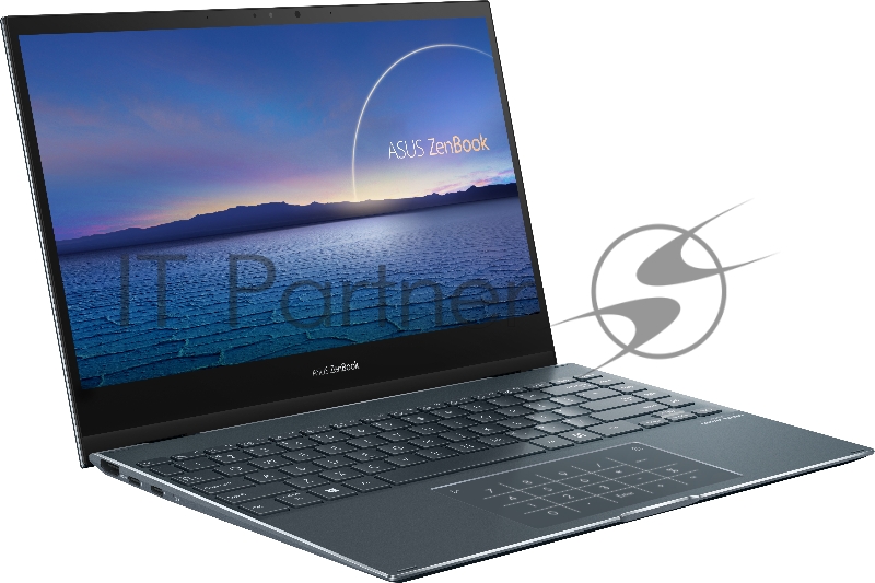 Ноутбук ASUS UX363EA-HP291T flip Touch +bag+cable+Stylus Q1 13.3(1920x1080 IPS)/Touch/Intel Core i5 1135G7(2.4Ghz)/8192Mb/512PCISS Iris Xe Graphics/Cam/BT/WiFi/war 2y/1.11kg/Pine Grey/W10 + Support NumberPad