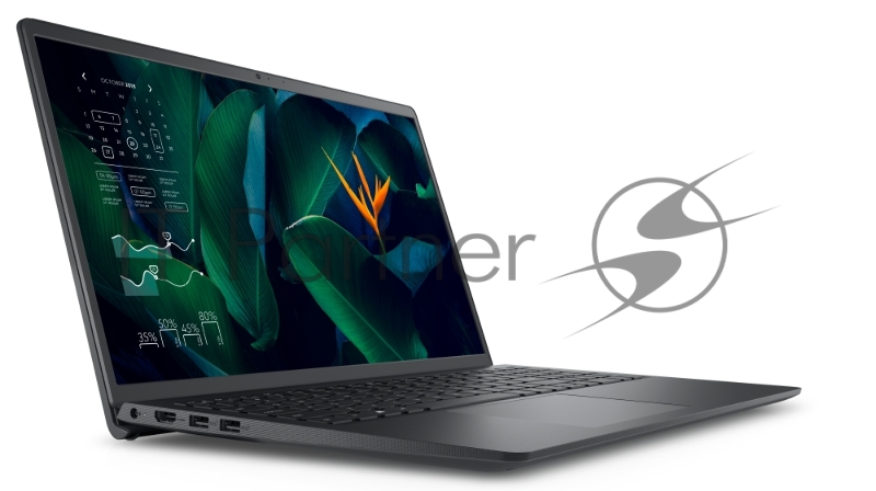 Ноутбук Dell Vostro 3515 Athlon Silver 3050U 4Gb SSD128Gb AMD Radeon 15.6 HD (1366x768) Linux black WiFi BT Cam