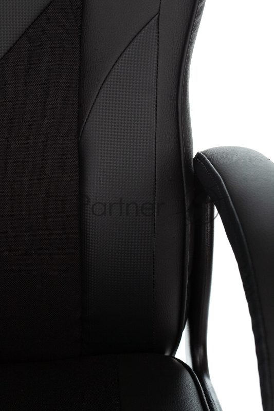 Кресло игровое Zombie GAME 17 черный текстиль/эко.кожа крестовина пластик