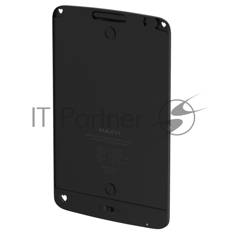 Графический планшет Maxvi MGT-01 black, LCD планшет для заметок и рисования