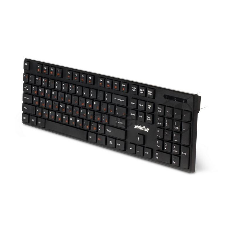 Клавиатура проводная мультимедийная Smartbuy ONE 238 USB черная (SBK-238U-K)