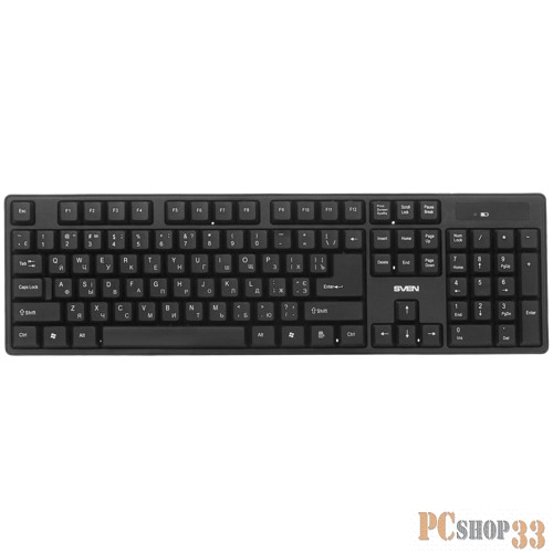 Беспроводная клавиатура SVEN KB-C2100W (2,4 GHz, 104кл.)