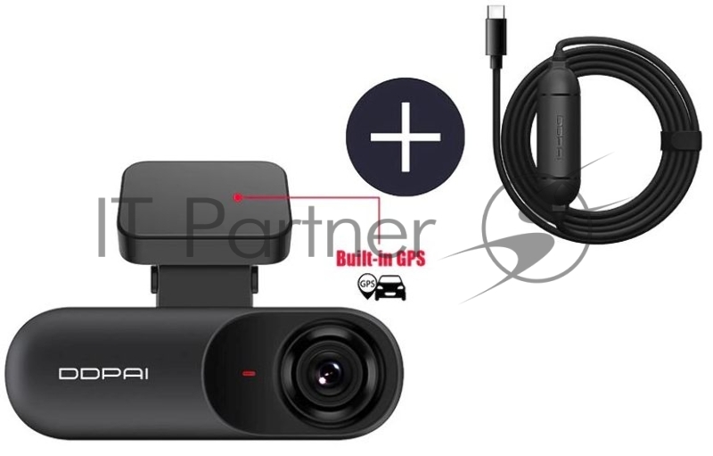 Видеорегистратор Ddpai MOLA N3 GPS черный 1600x2560 1080i 130гр. GPS Hisilicon Hi3516D