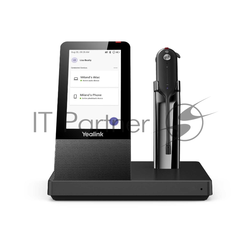 Гарнитура беспроводная Yealink WH67 UC черный