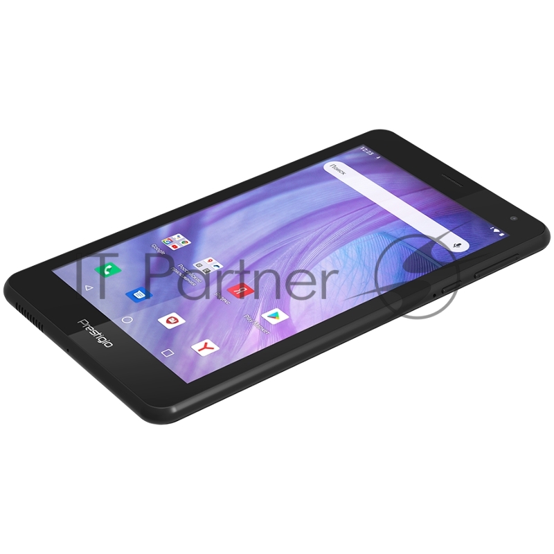 Планшет Prestigio Seed A7,PMT4337_3G_D,7(600*1024)IPS display,Android 10.0 Go,CPU Spreadtrum SC7731e quad core up to 1.3GHz,1GB+16GB,BT4.2,0.3MP+2. C,microSD card slot, Single SIM card,have call function,3000mAh battery,black