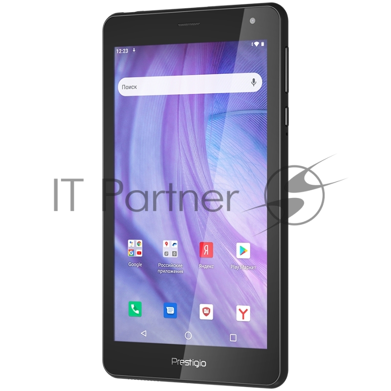 Планшет Prestigio Seed A7,PMT4337_3G_D,7(600*1024)IPS display,Android 10.0 Go,CPU Spreadtrum SC7731e quad core up to 1.3GHz,1GB+16GB,BT4.2,0.3MP+2. C,microSD card slot, Single SIM card,have call function,3000mAh battery,black
