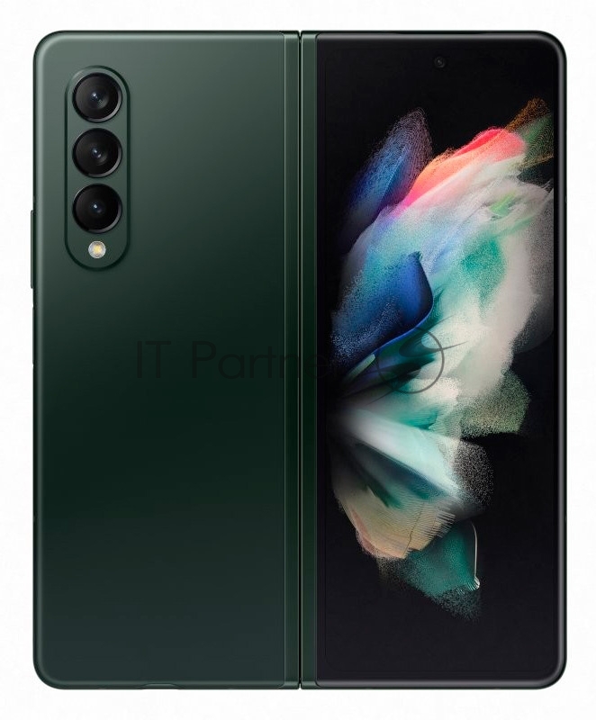 Смартфон Samsung SM-F926B Galaxy Z Fold3 256Gb 12Gb черный раскладной 3G 4G 2Sim 7.6 1768x2208 Android 11 10Mpix 802.11 a/b/g/n/ac/ax NFC GPS GSM900/1800 GSM1900 TouchSc Ptotect