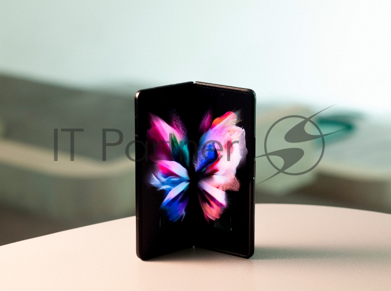 Смартфон Samsung SM-F926B Galaxy Z Fold3 256Gb 12Gb черный раскладной 3G 4G 2Sim 7.6 1768x2208 Android 11 10Mpix 802.11 a/b/g/n/ac/ax NFC GPS GSM900/1800 GSM1900 TouchSc Ptotect