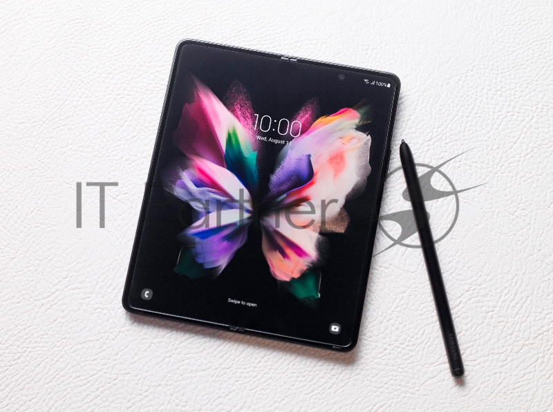 Смартфон Samsung SM-F926B Galaxy Z Fold3 256Gb 12Gb черный раскладной 3G 4G 2Sim 7.6 1768x2208 Android 11 10Mpix 802.11 a/b/g/n/ac/ax NFC GPS GSM900/1800 GSM1900 TouchSc Ptotect