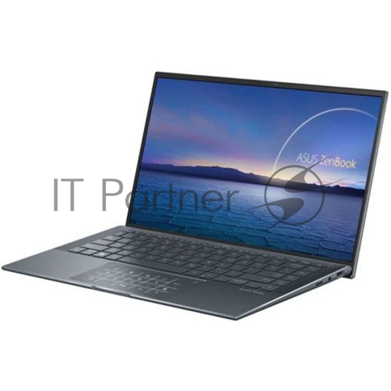 Ноутбук ASUS UX435EA-A5057T 14(1920x1080 (матовый) IPS)/Intel Core i5 1135G7(2.4Ghz)/8192Mb/512PCISS Iris Xe Graphics/Cam/BT/WiFi/war 2y/1.19kg/Pine Grey/W10 + ScreenPad /