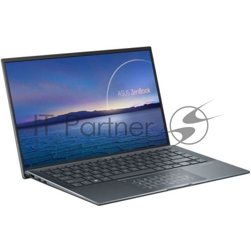 Ноутбук ASUS UX435EA-A5057T 14(1920x1080 (матовый) IPS)/Intel Core i5 1135G7(2.4Ghz)/8192Mb/512PCISS Iris Xe Graphics/Cam/BT/WiFi/war 2y/1.19kg/Pine Grey/W10 + ScreenPad /
