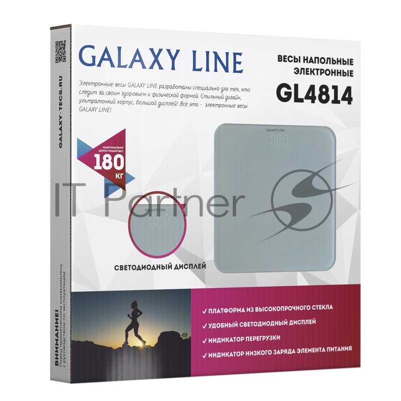 Весы напольные Galaxy LINE GL4814, белый