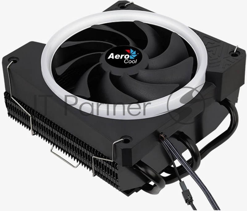 Устройство охлаждения(кулер) Aerocool Cylon 3H Soc-AM4/AM3+/1150/1151/1200 4-pin 13-24dB Al+Cu 125W 480gr LED Ret