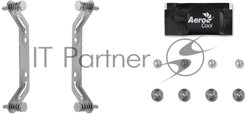 Устройство охлаждения(кулер) Aerocool Cylon 3H Soc-AM4/AM3+/1150/1151/1200 4-pin 13-24dB Al+Cu 125W 480gr LED Ret