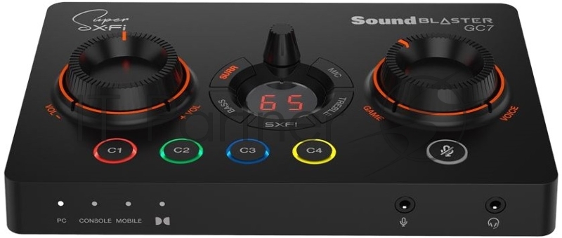 Звуковая карта Creative USB Sound BlasterX GC7 (Super X-Fi Ultra DSP) 7.1 Ret