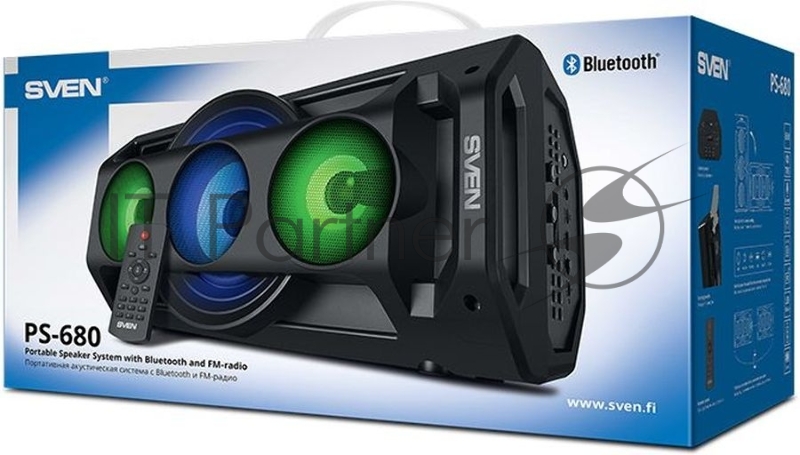 Колонка порт. Sven АС PS-680 черный 65W 1.0 BT