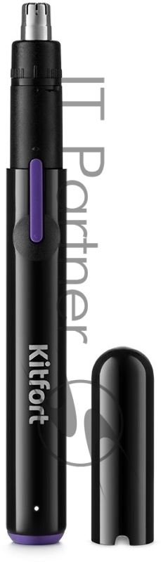 Триммер Kitfort KT-3104 черный 5Вт (насадок в компл:1шт)